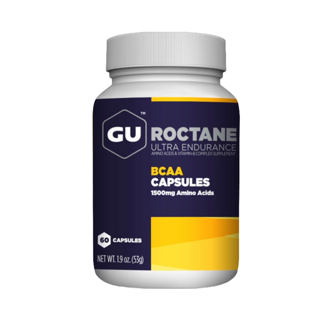 A product picture of the Gu Energy Roctane BCAA Capsules