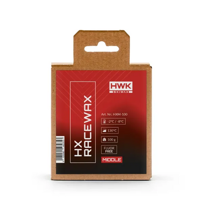 A product picture of the HWK HX Racewax Mid Melt Wax (-2C/-8C) | 100g
