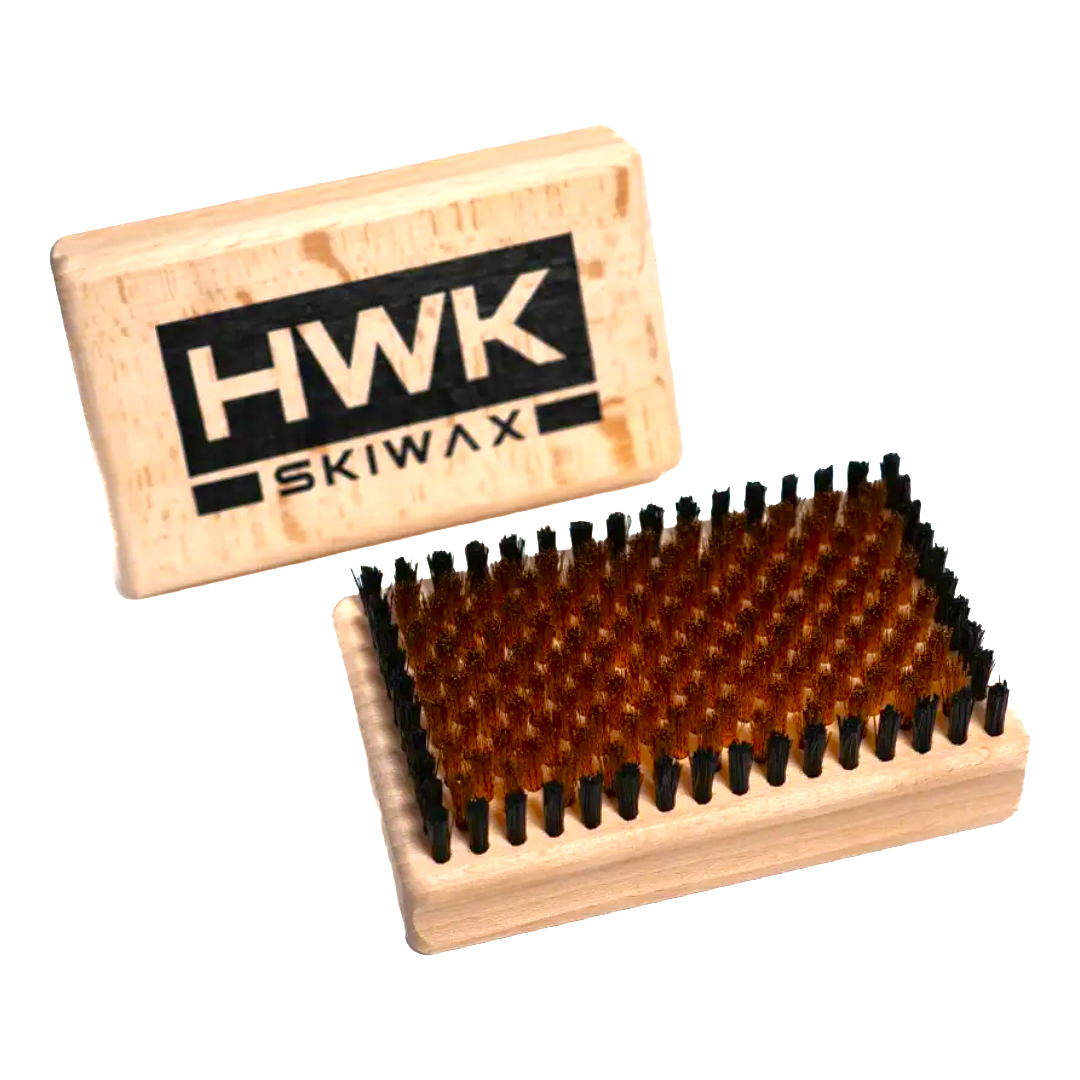 A product picture of the HWK Hard Brass Hand Brush