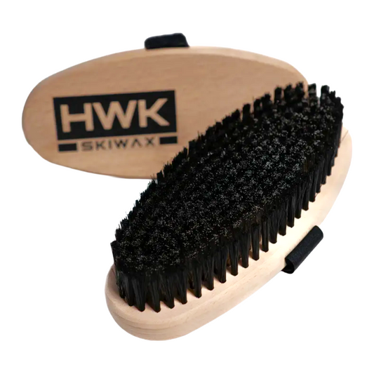 A product picture of the HWK Oval Straight Steel Hand Brush