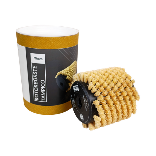 A product picture of the HWK Natural (Tampico) Roto Brush