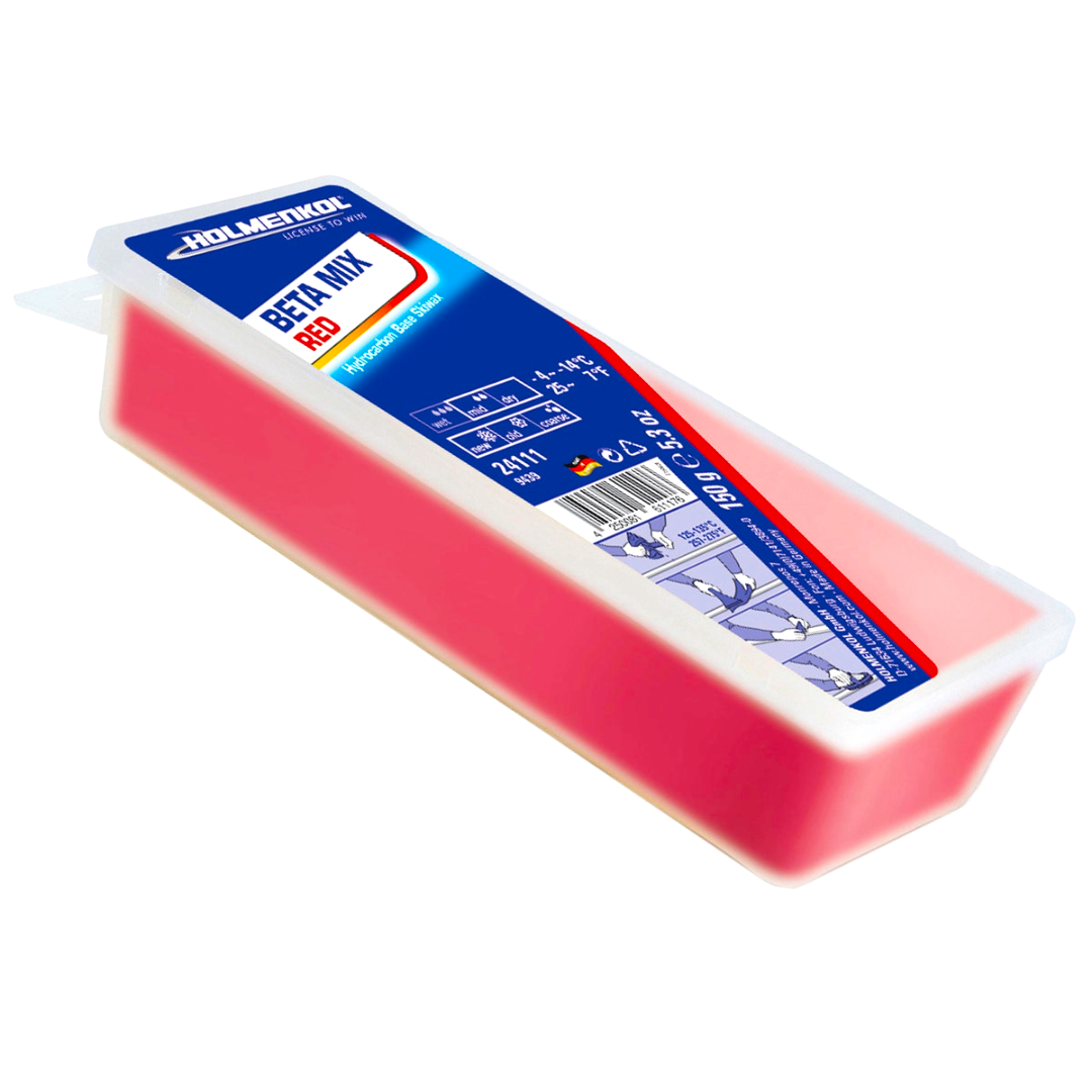 Holmenkol Betamix RED Melt Basewax (-4C/-14C) – Skiwax.ca