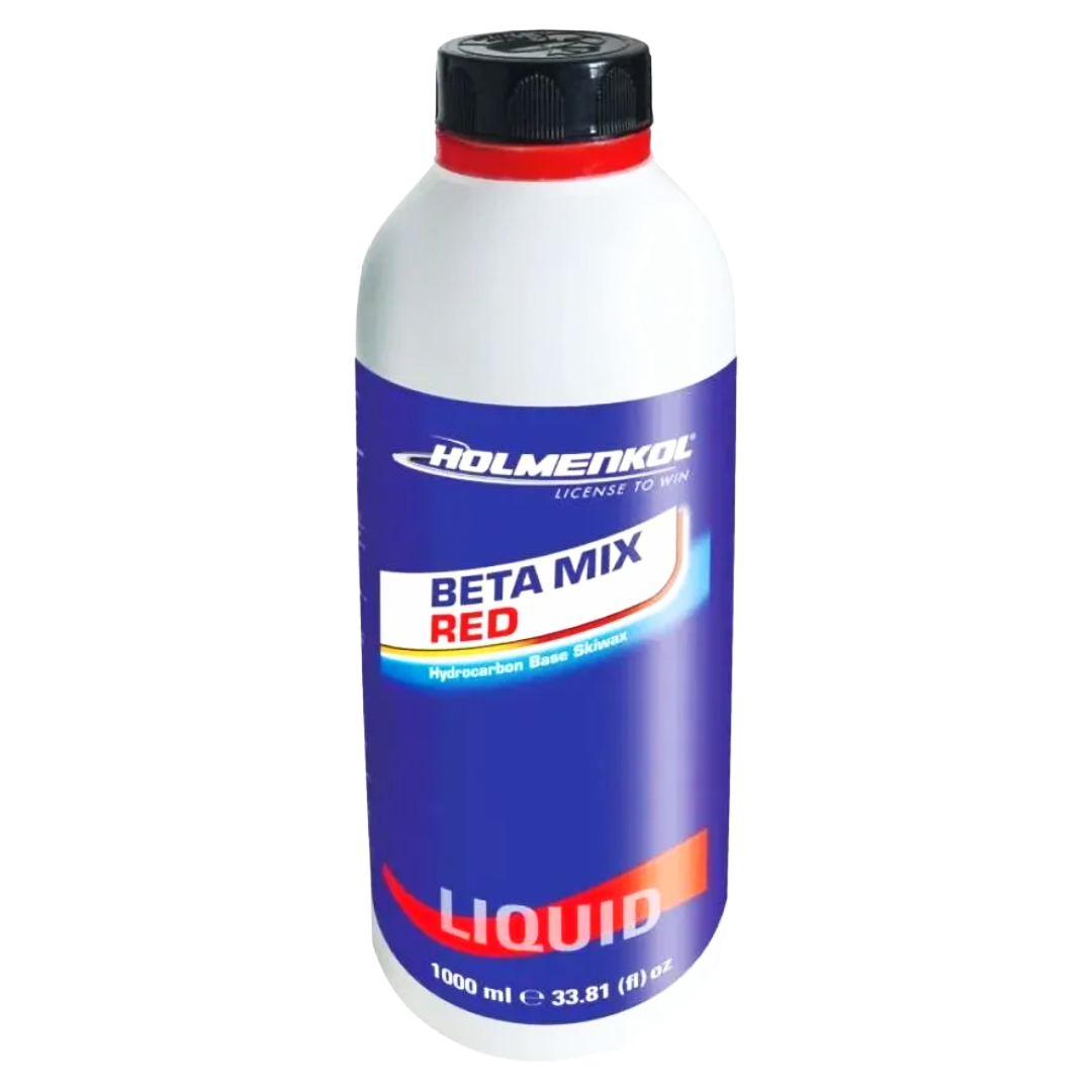 A product picture of the Holmenkol Betamix RED Basewax Liquid (-4C/-14C)