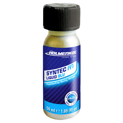 A product picture of the Holmenkol Syntec FF1 Liquid BLU |50ml (-12C/-20C)