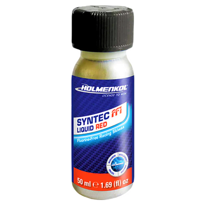 A product picture of the Holmenkol Syntec FF1 Liquid RED |50ml (-6C/-12C)