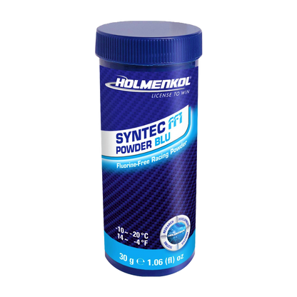 A product picture of the Holmenkol Syntec FF1 Powder BLU |30g (-10C/-20C)