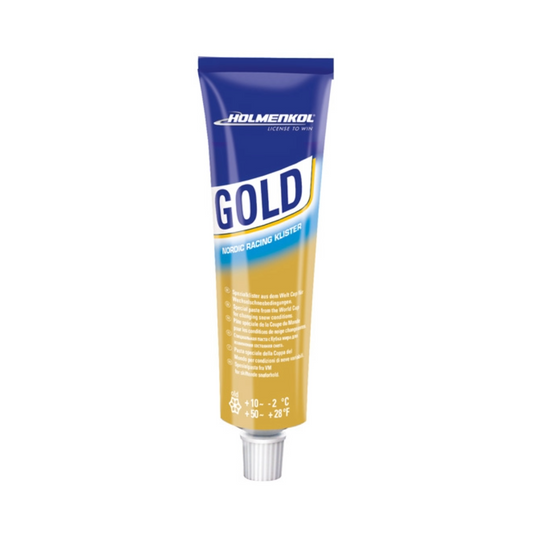A product picture of the Holmenkol Klister Gold