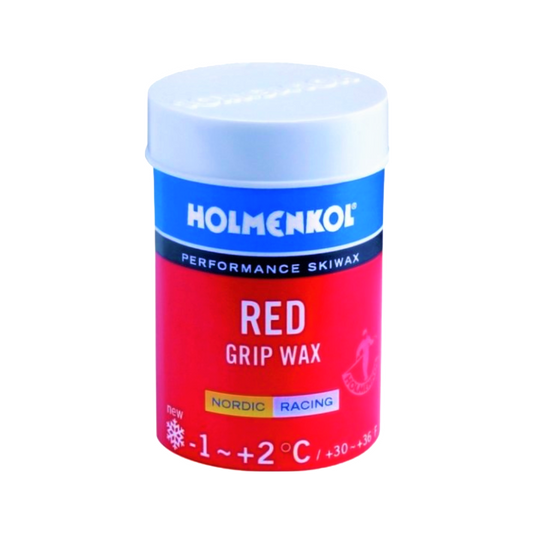 A product picture of the Holmenkol Grip Red