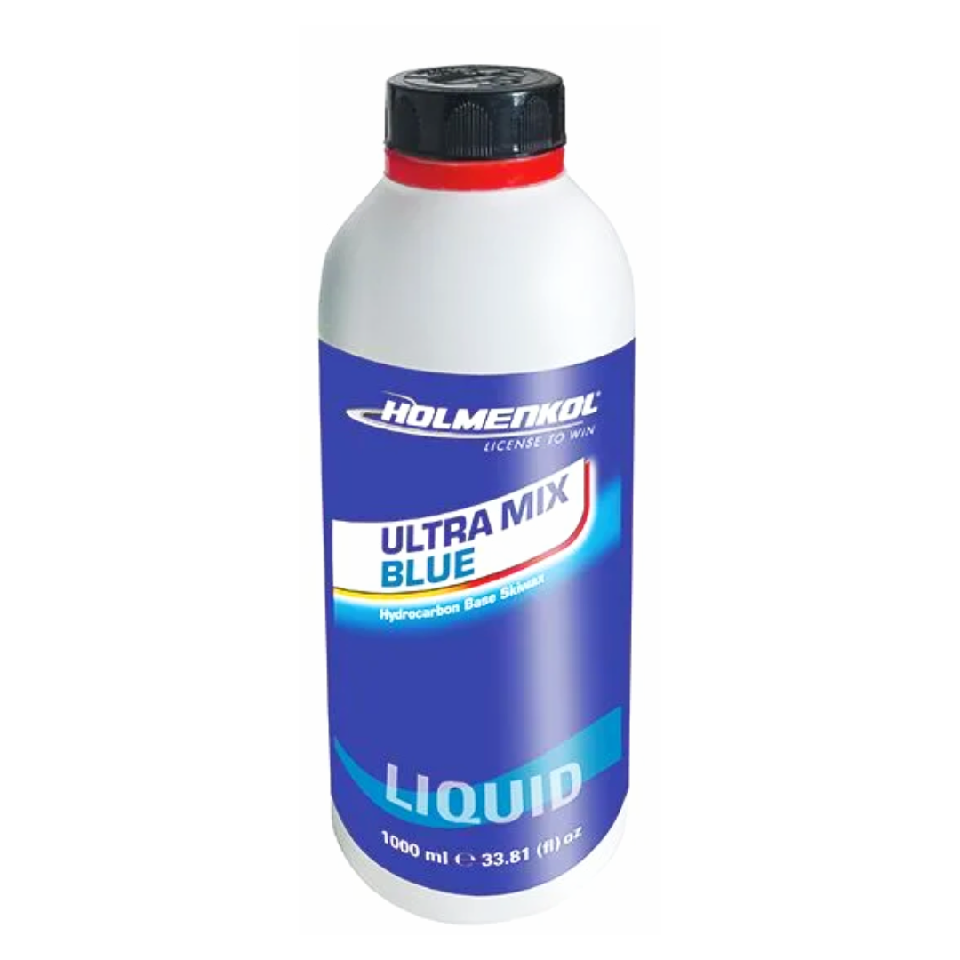 A product picture of the Holmenkol Ultramix BLUE Basewax Liquid (-8C/-20C)