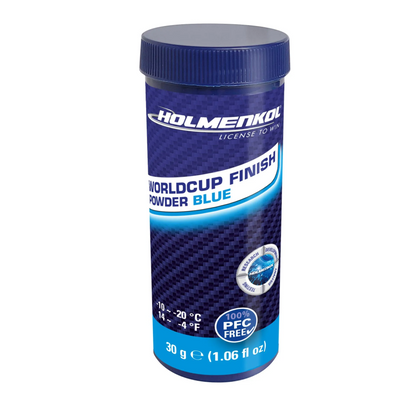 A product picture of the Holmenkol Syntec FF1 Powder BLU |30g (-10C/-20C)