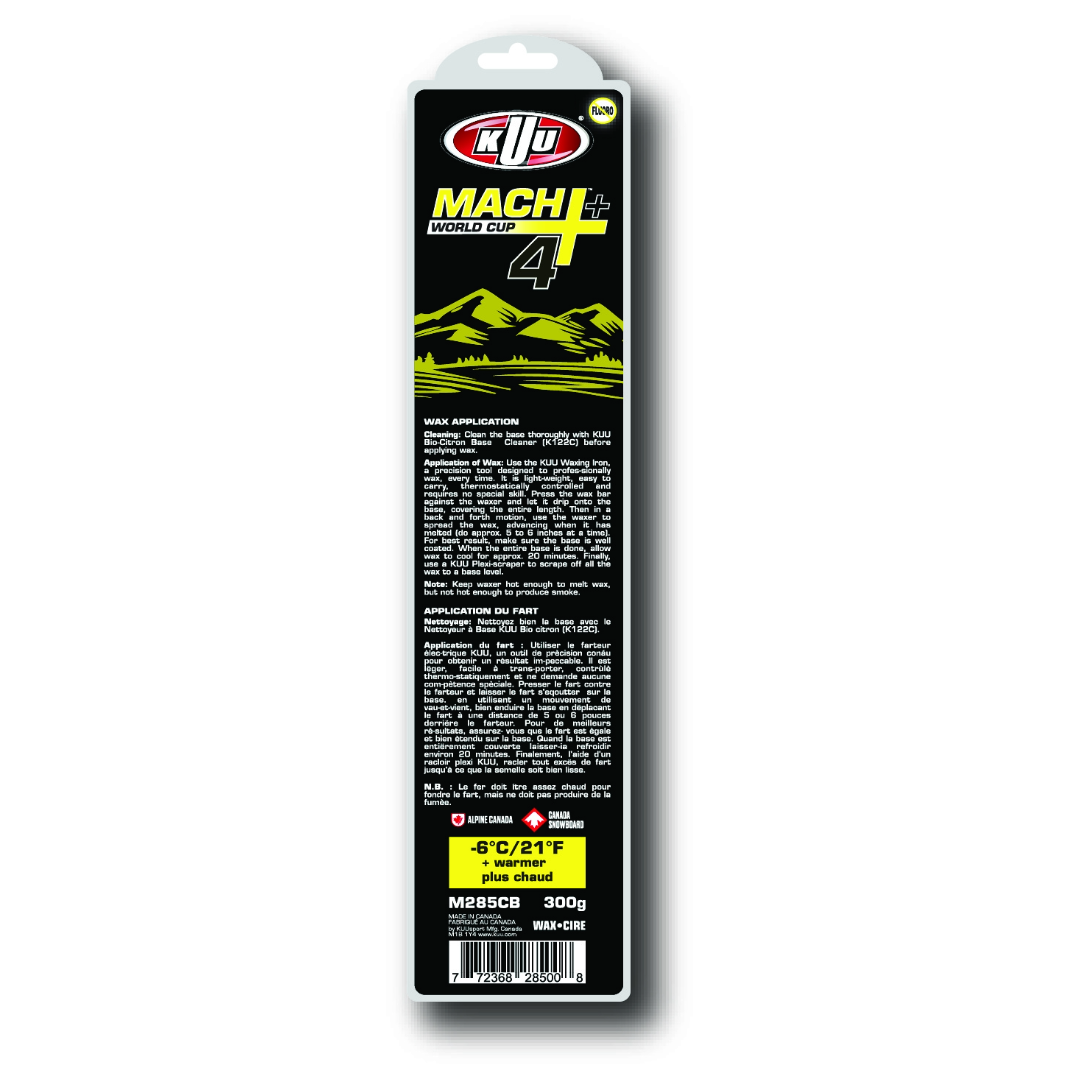 A product picture of the Kuu MACH 4+ World Cup Warm Yellow (15C/-6C)