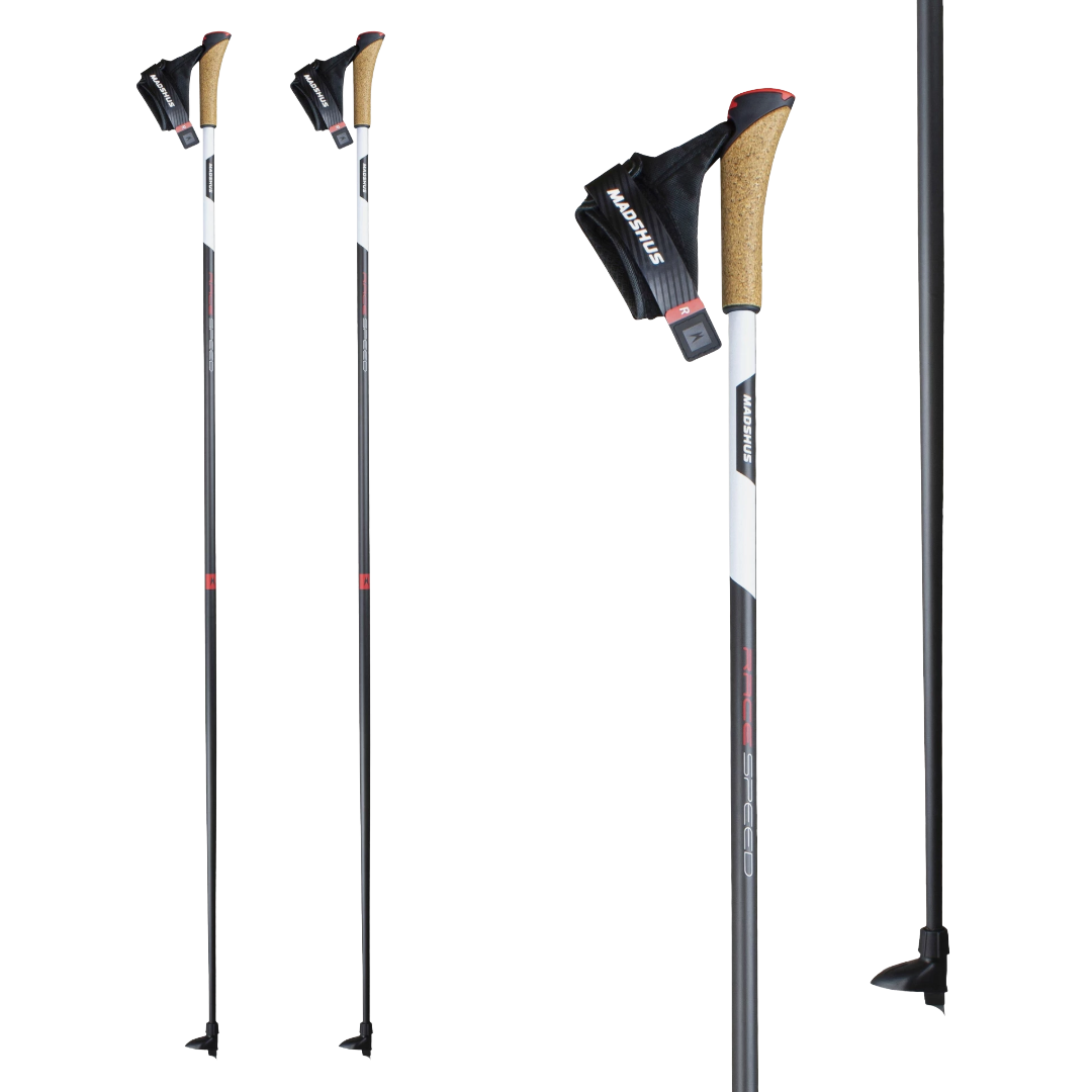A product picture of the Madshus Race Speed 100% Carbon Pole