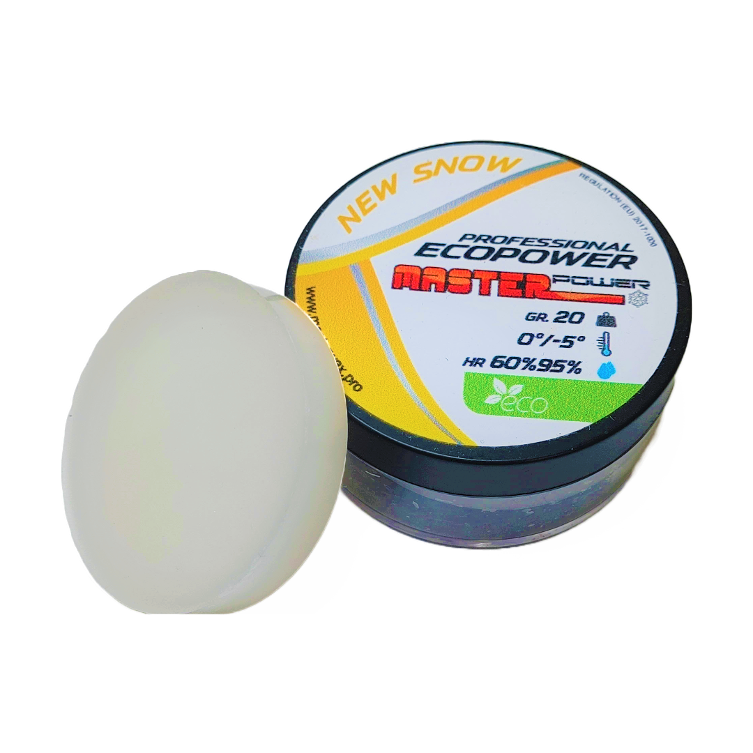 A product picture of the MasterWax New Snow Professional ECOPOWER LF Wax