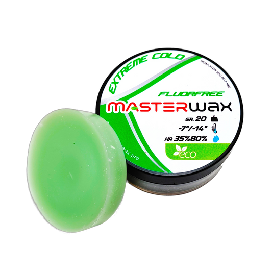 A product picture of the MasterWax RACING FLUORFREE Extreme Cold