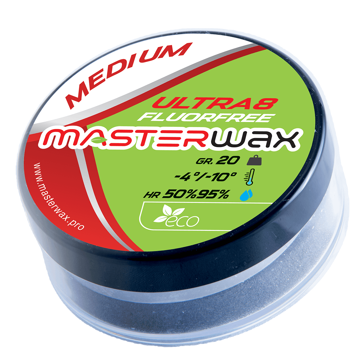 A product picture of the MasterWax Ultra8 FLUORFREE Medium