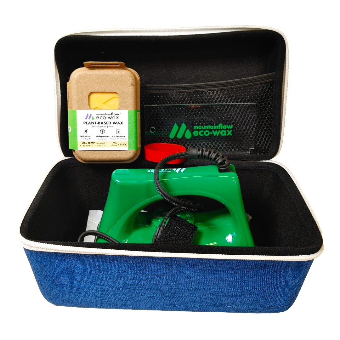 A product picture of the mountainFLOW eco-wax Wax Kit - Green Circle