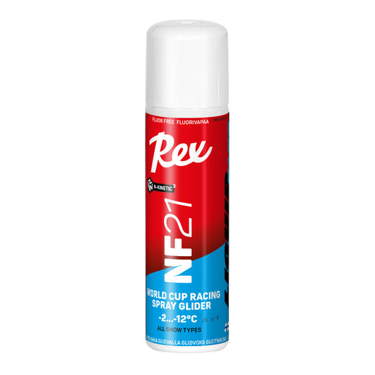 A product picture of the Rex Wax NF21 Blue Spray Liquid Glider