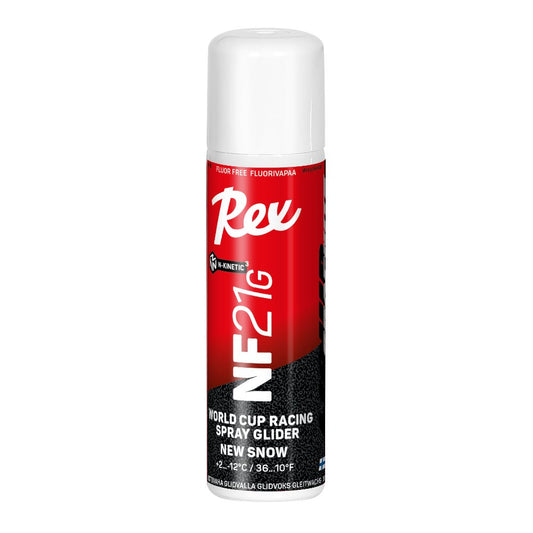 A product picture of the Rex Wax NF21G Black `New Snow` Spray Liquid Glider