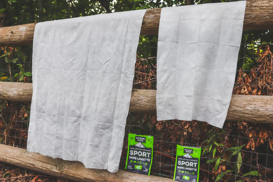 A product picture of the Outdoor Wipes Towel Size Sport Wipes XL
