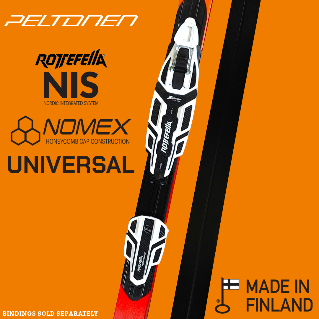 A product picture of the Peltonen INFRA X UNIVERSAL Classic Wax Skis