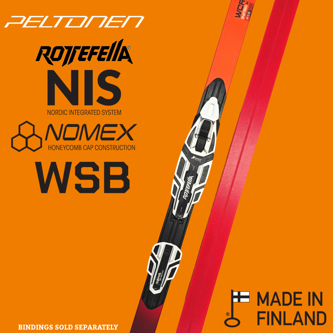 A product picture of the Peltonen INFRA X WSB Classic Wax Skis 2025 CLEARANCE