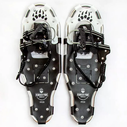 A product picture of the Powder Paws 25" Snowshoes