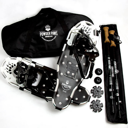 A product picture of the Powder Paws 25" Snowshoes