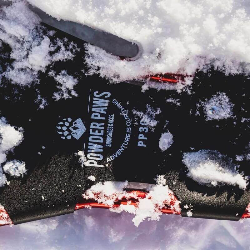 A product picture of the Powder Paws 30" Snowshoes