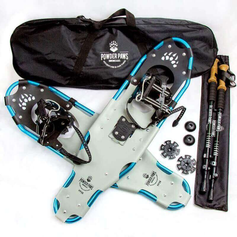 A product picture of the Powder Paws 36" Snowshoes