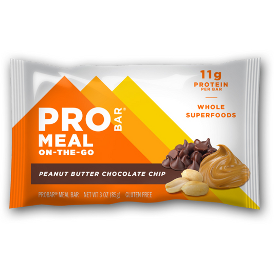 A product picture of the PROBAR Peanut Butter Chocolate Chip Meal Bar | 85g