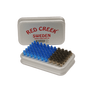 A product picture of the Red Creek Ultrafine Steel/Blue Nylon Combi Hand Brush