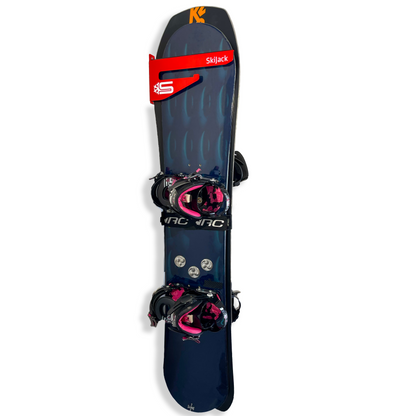 A product picture of the Skijack Wall-Mounted Ski and Snowboard Storage Hanger