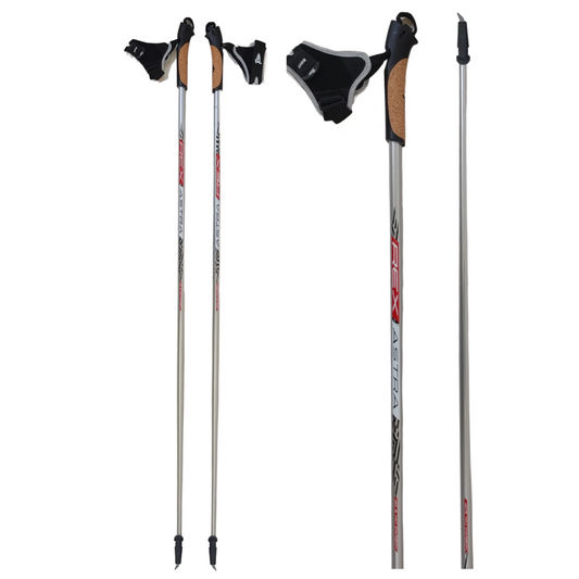 A product picture of the Rex Poles 40% Carbon Astra Poles (Rollerski Version)