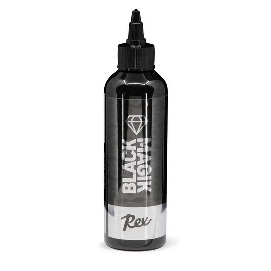 A product picture of the Rex Wax Black Magik Chain Drip Wax | 180ml