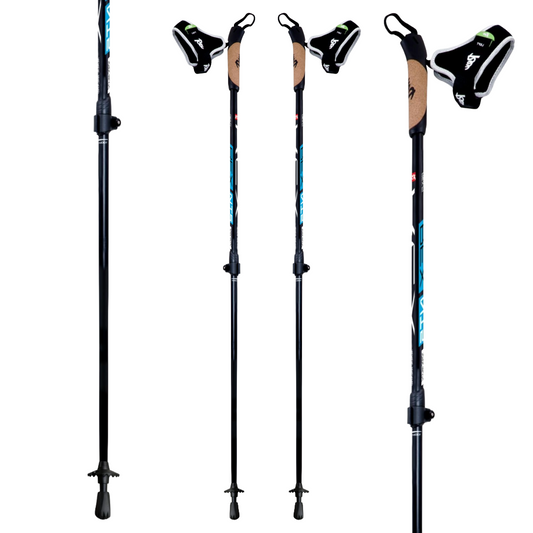 A product picture of the Rex Poles NT5 Nordic Walking Poles | Adjustable Length: 100-135cm