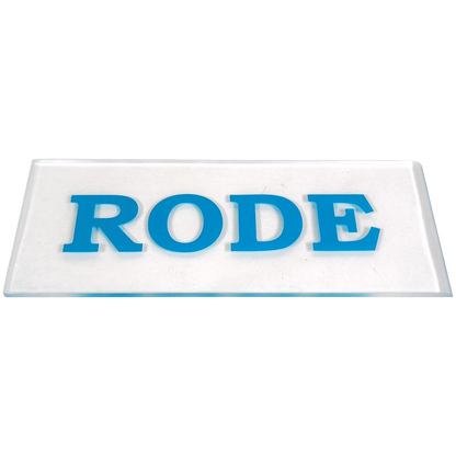 A product picture of the Rode Plexiglass Scraper