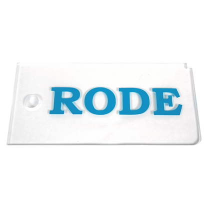 A product picture of the Rode Plexiglass Scraper