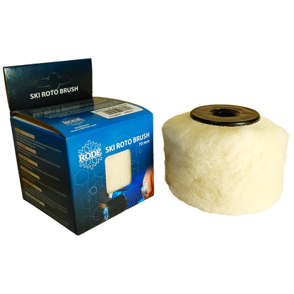 A product picture of the Rode Merino LONG HAIR Wool Roto Brush