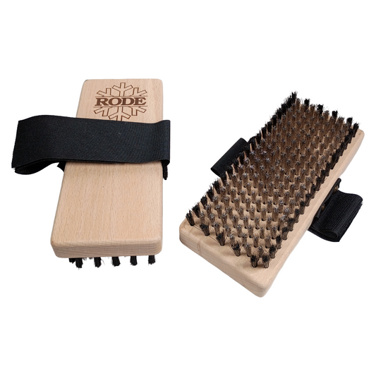 A product picture of the Rode Steel Handbrush For Alpine