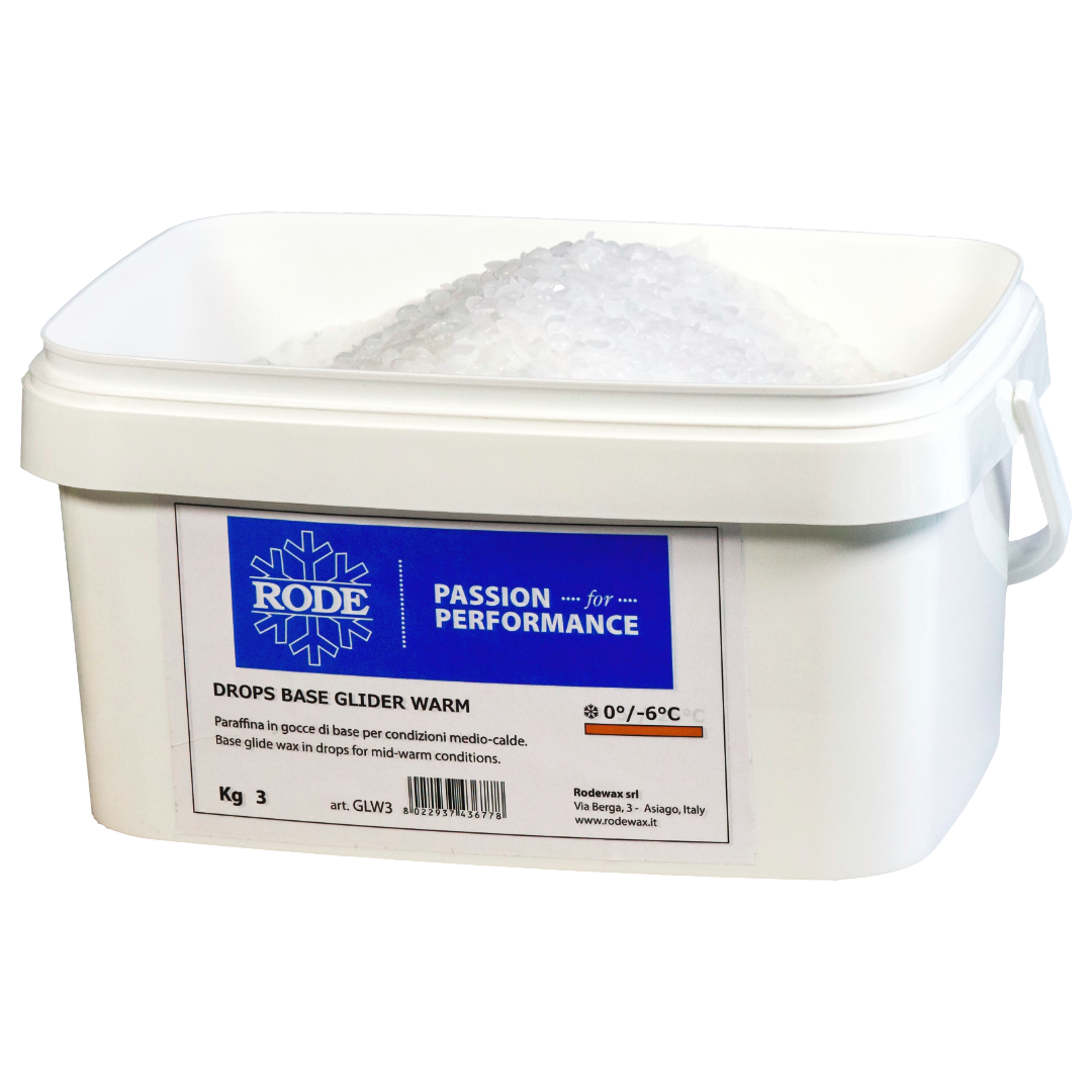 A product picture of the Rode BASE GLIDER WARM MELT WAX (0C/-6C)