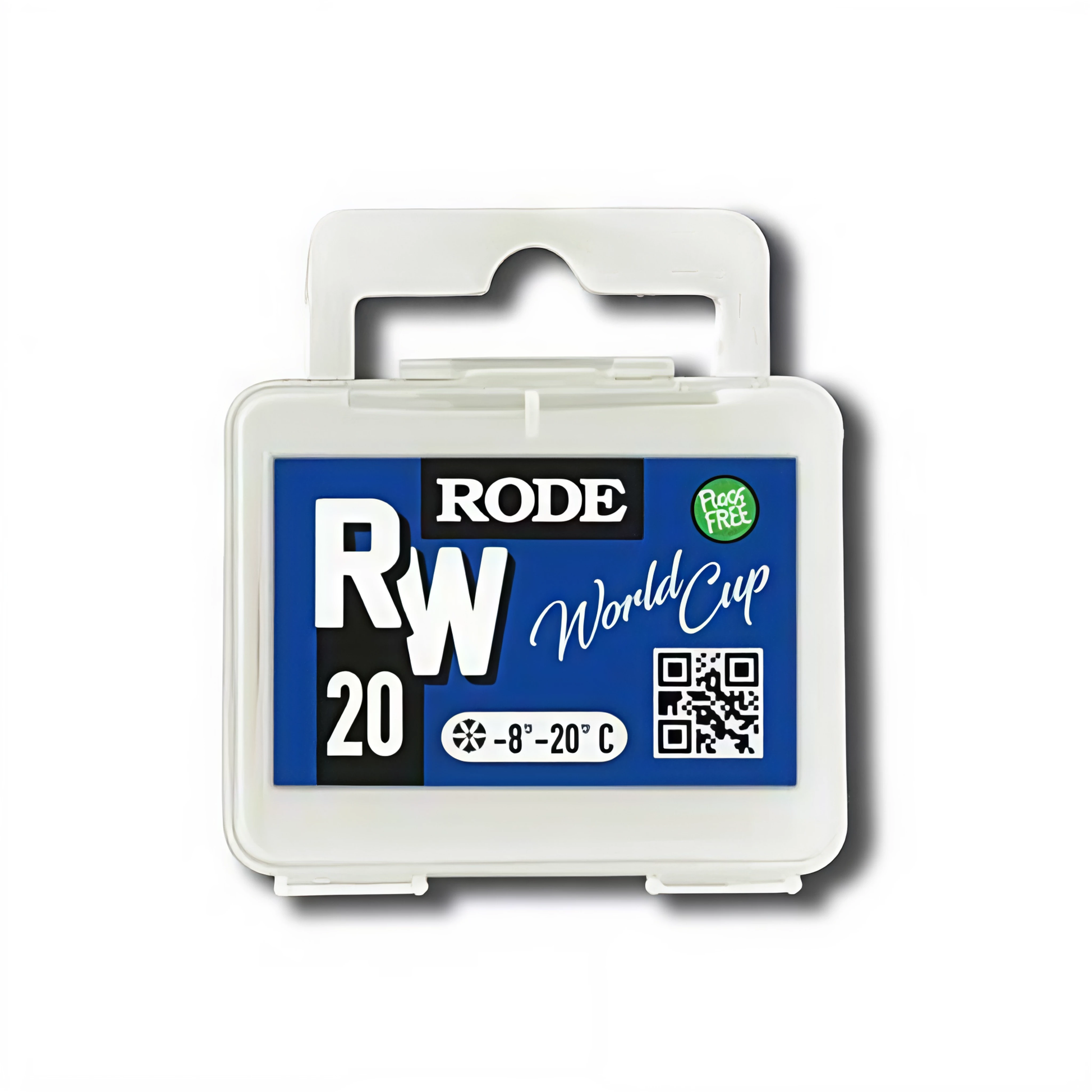 A product picture of the Rode RW20 Wool-Apply Block BLUE