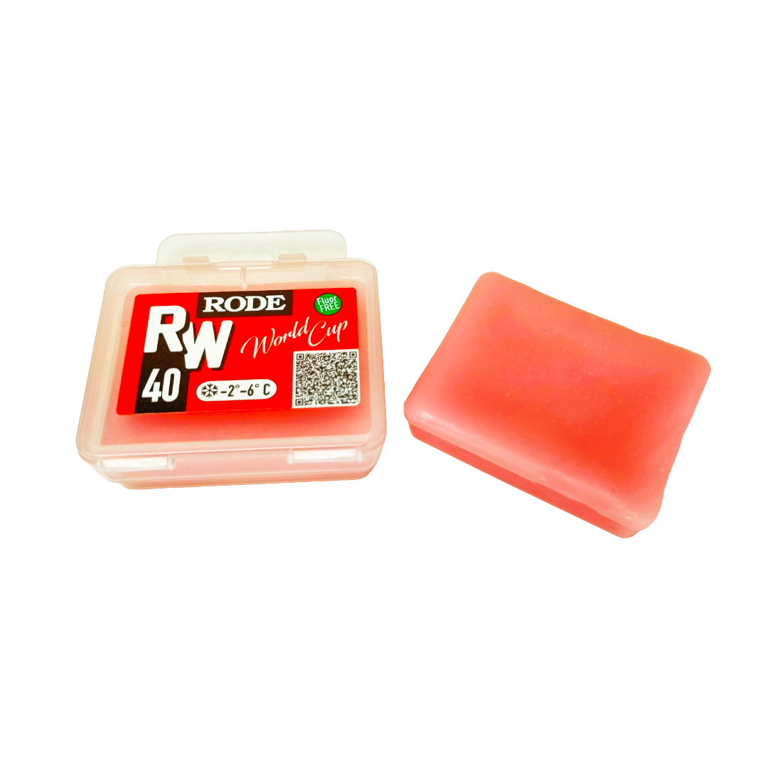 Rode RW40 Wool-Apply Block RED (-2C/-6C) | 15g – Skiwax.ca