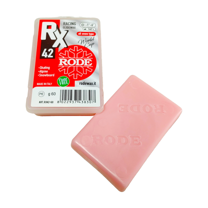 A product picture of the Rode RX42 WC Glider Red Melt Wax