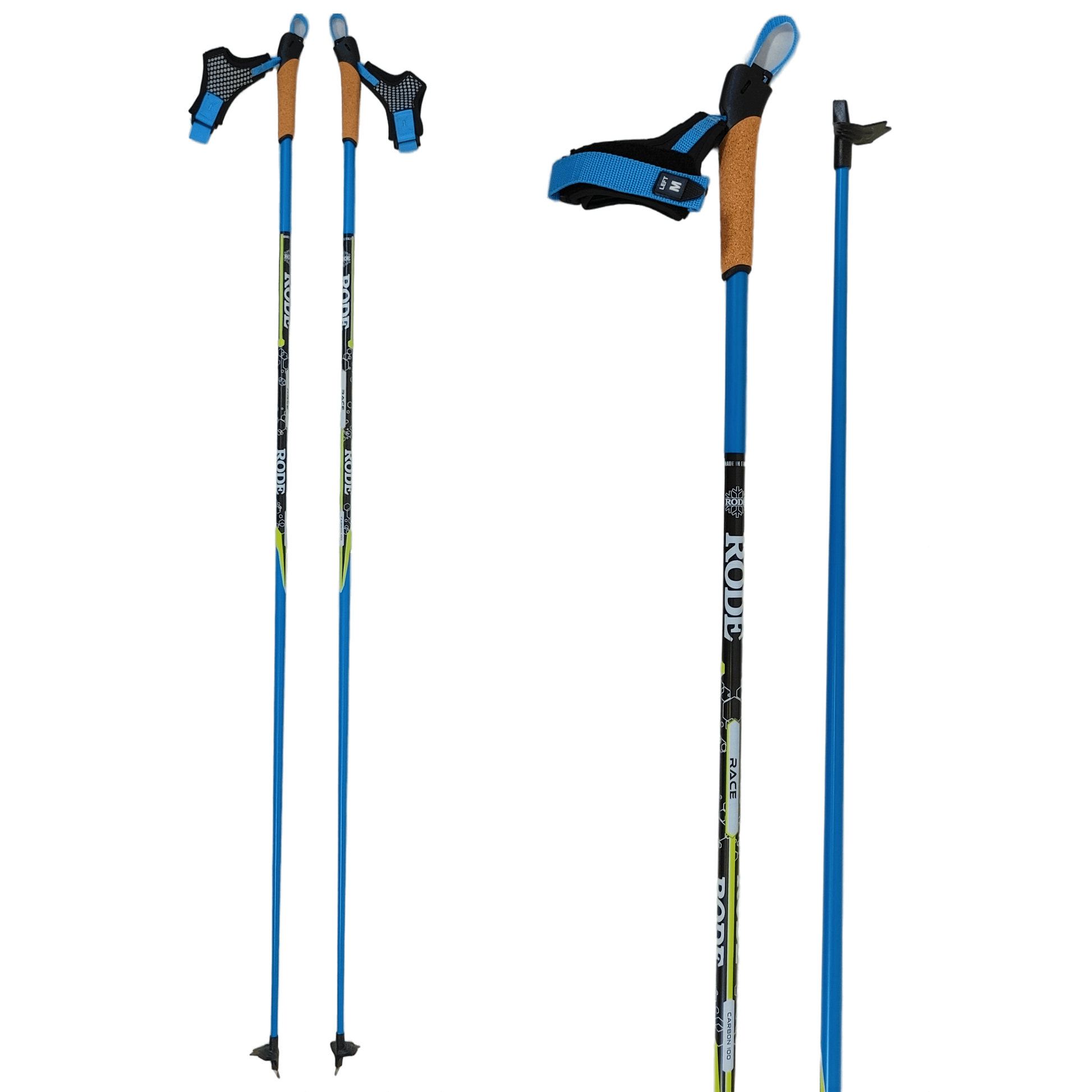 Rode 100% Carbon Race Poles – Skiwax.ca