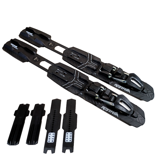 A product picture of the Rottefella Quicklock Pro NNN Skate Bindings (RAP & IFP)