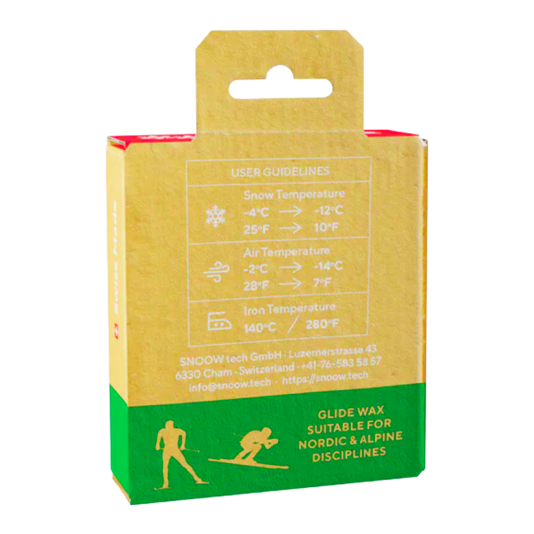 A product picture of the Snoow Eco Race Mid Melt Wax (-4C/-12C)