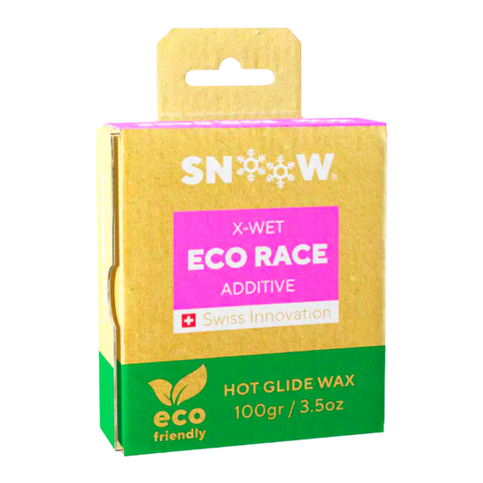 A product picture of the Snoow Eco Race X-Wet Additive Melt Wax (0C/-30C) | 100g