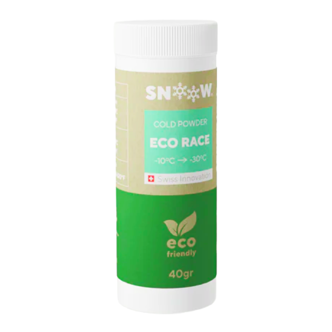 A product picture of the Snoow Eco Race WC Powder Additive Green (-10C/-30C) | 40g