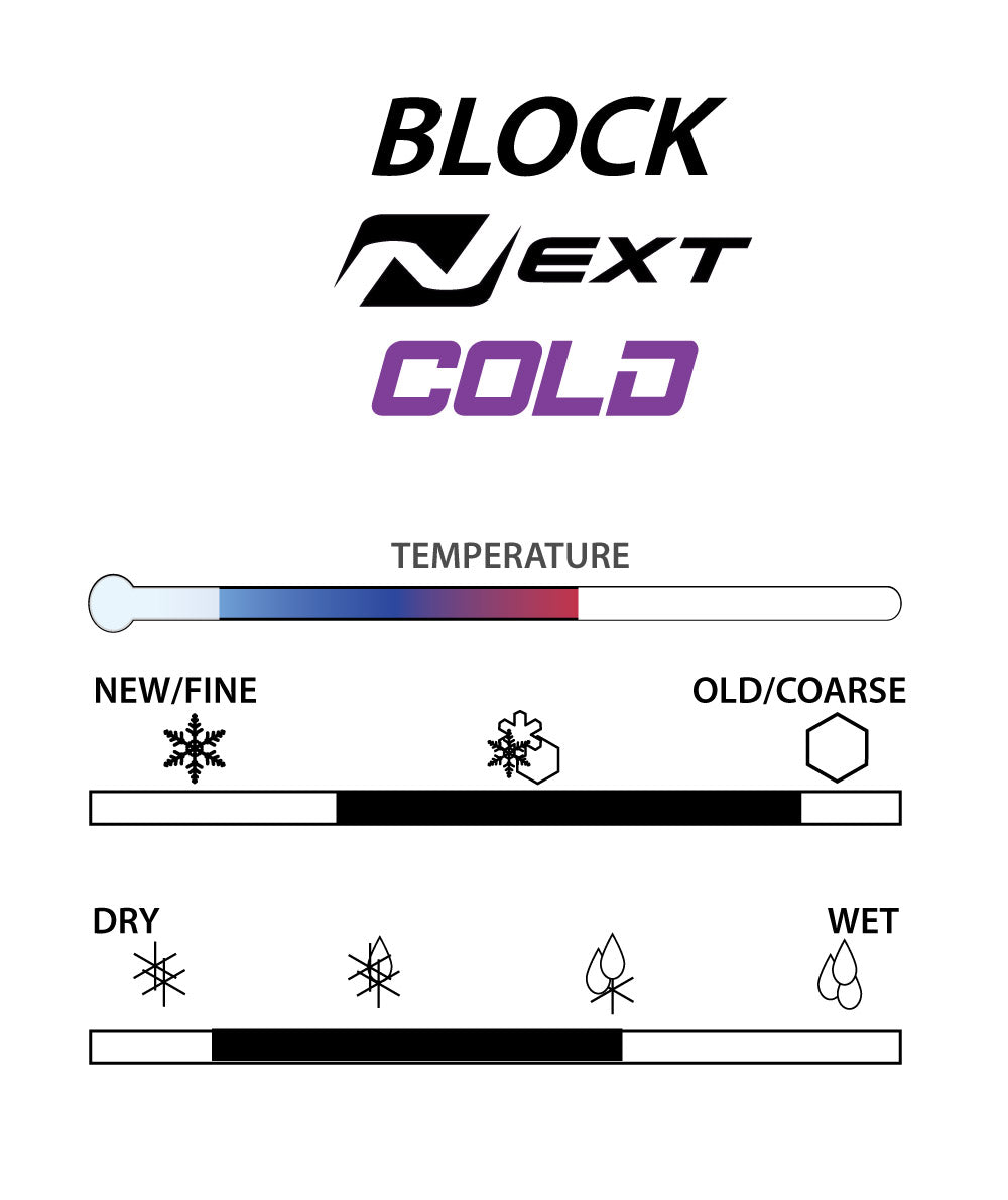 A product picture of the STAR NEXT COLD Fluoro-Free Racing Wool-Apply BLOCK