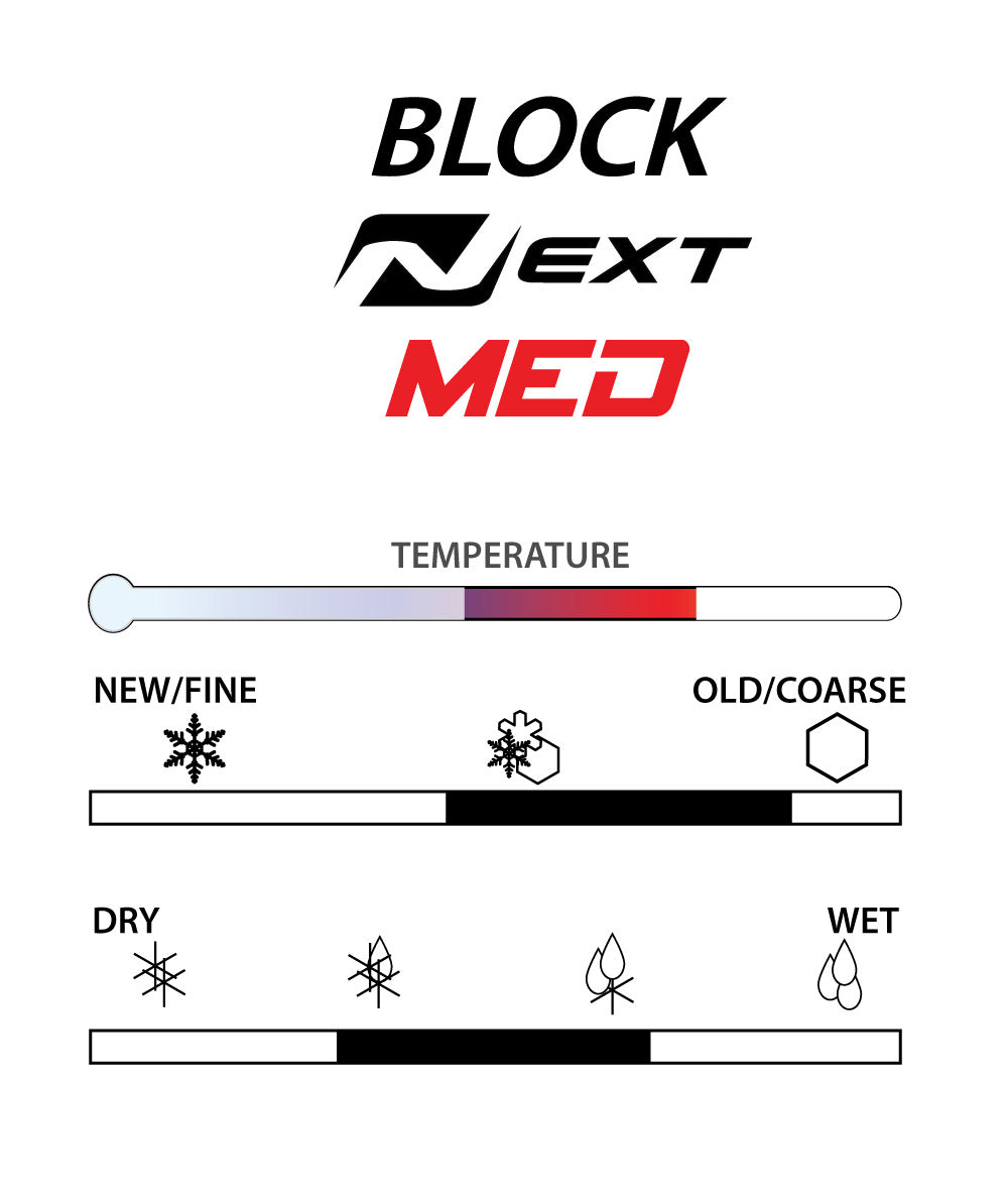 A product picture of the STAR NEXT MED Fluoro-Free Racing Wool-Apply BLOCK